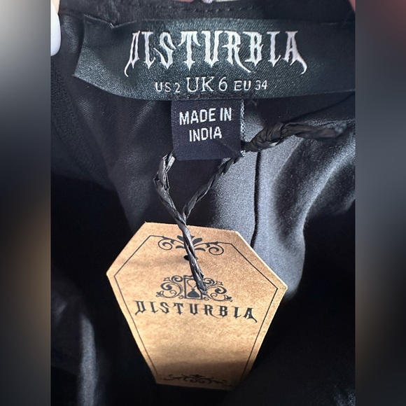 Disturbia Blythe Handkerchief Hem Midaxi Dress Size US-2/UK-6/EU-34 NWT - Picture 6 of 9
